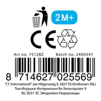 Opice plyš 55cm se suchým zipem 3 barvy 24m+