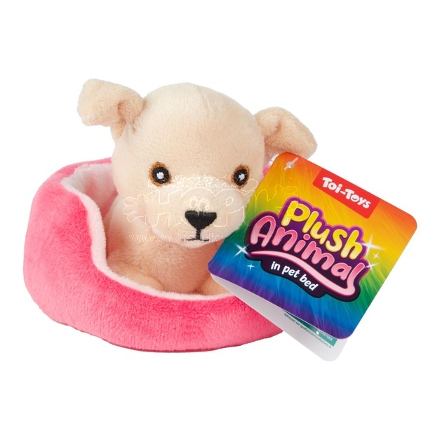 Zvířátko v pelíšku plyš 4 druhy 11x10cm 2m+