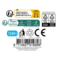 Taška kosmetická jednorožec plyšová 16x12cm 3 barvy