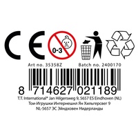 Míček antistresový mačkací mech 7,5cm