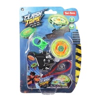 Gyroskop mechanický kov/plast 5cm na baterie se světlem mix barev na kartě