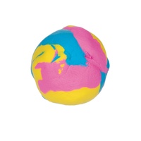 Sliz - Hmota hopíková skákací barevné hovínko na kartě 12,5x18cm