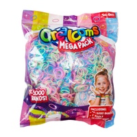 Udělej si svůj náramek - gumičky 5000ks + náčiní 4 barvy v sáčku 17x22cm