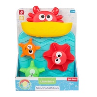 Vodní mlýnek s přísavkou do vany plast 17x23cm 2 barvy  v krabici 18x24,5x6cm 12m+