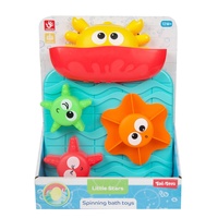 Vodní mlýnek s přísavkou do vany plast 17x23cm 2 barvy  v krabici 18x24,5x6cm 12m+