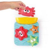 Vodní mlýnek s přísavkou do vany plast 17x23cm 2 barvy  v krabici 18x24,5x6cm 12m+