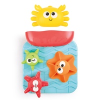 Vodní mlýnek s přísavkou do vany plast 17x23cm 2 barvy  v krabici 18x24,5x6cm 12m+