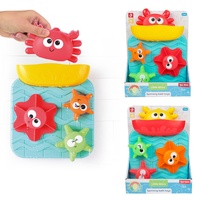 Vodní mlýnek s přísavkou do vany plast 17x23cm 2 barvy  v krabici 18x24,5x6cm 12m+