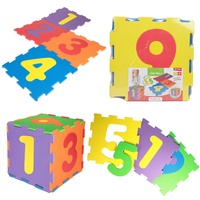 Pěnové puzzle čísla 10ks ve fólii
