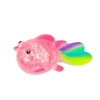Ryba mačkací antistresová silikon třpytivý 13cm různé druhy