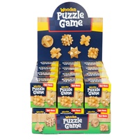 Hlavolam 3D puzzle dřevěný v krabičce různé druhy