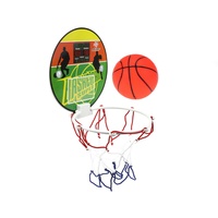 Koš na basketbal na přísavky + míček 17cm v sáčku 18x25cm