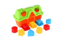 Vkládačka stodola s tvary 10ks plast 25x17x11cm 12m+