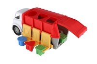 Auto popeláři s doplňky plast na volný chod 13x17x34cm 18m+