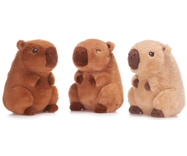 Kapybara plyšová 22cm různé barvy