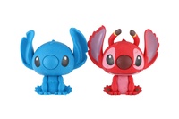 Lilo and Stitch 3D figurky puzzle 2ks guma mix druhů v plastové krabičce