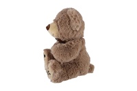Medvěd sedící plyšový 25cm 2 barvy