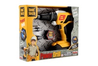 +Aku Vrtačka nářadí plast 26cm na baterie se zvukem se světlem v krabici