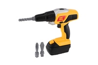 +Aku Vrtačka nářadí plast 26cm na baterie se zvukem se světlem v krabici