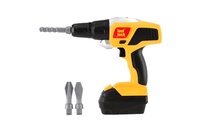 +Aku Vrtačka nářadí plast 26cm na baterie se zvukem se světlem v krabici