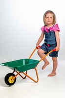 Plechové kolečko Yupee velké zelené 78x40x32cm