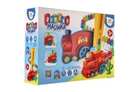 Lokomotiva Vlak Mašinka stavěcí domino se zvukem a světlem