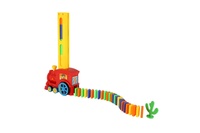 Lokomotiva Vlak Mašinka stavěcí domino se zvukem a světlem