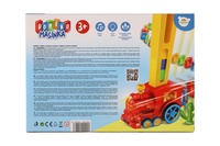 Lokomotiva Vlak Mašinka stavěcí domino se zvukem a světlem