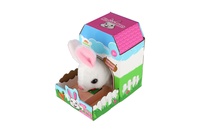 Králík Ben plyšový skákající 17cm se zvukem