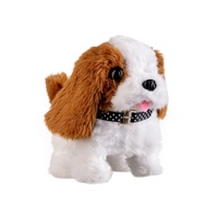 Pes Max plyšový chodící štěkající 15cm se zvukem a pohybem