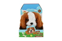 Pes Max plyšový chodící štěkající 15cm se zvukem a pohybem