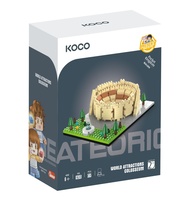 Stavebnice mini KOCO Koloseum plast 505ks v krabici 13x17x7cm