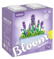 Stavebnice mini KOCO Levandule plast 239ks v krabičce 11x12x5cm