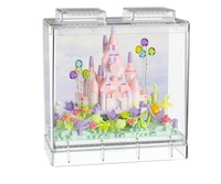 Stavebnice mini KOCO Letní hrad plast 412ks v krabičce 11x12x5cm