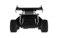 Auto RC Buggy rychlostní plast 23cm 27MHz na baterie zelené v krabici 35x13,5x18cm