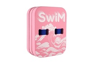 Plovací deska/pásek pěnová 18,5x24cm růžová ve fólii