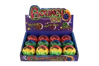 Míček extrémně skákací duhový pěna 6cm mix barev