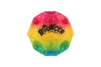 Míček extrémně skákací duhový pěna 6cm mix barev