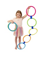 Skákací kruhy barevné plast průměr 27cm
