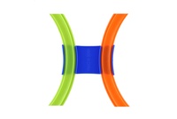 Skákací kruhy barevné plast průměr 27cm