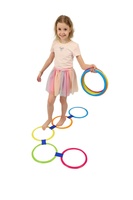 Skákací kruhy barevné plast průměr 27cm