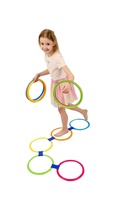 Skákací kruhy barevné plast průměr 27cm