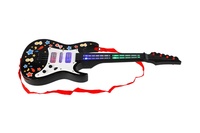 Kytara plast 53cm s popruhem na baterie se zvukem se světlem na kartě