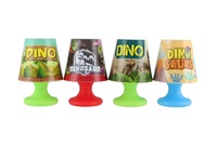 Mini lampička s dinosaurem na stůl plastová 11cm