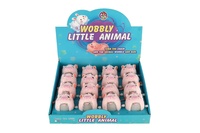 Prasátko na natažení na klíček plast/plyš 8cm