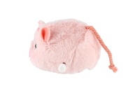 Prasátko na natažení na klíček plast/plyš 8cm