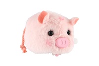 Prasátko na natažení na klíček plast/plyš 8cm