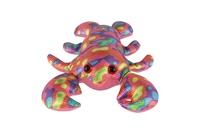 Rak plněný pískem 800 g mačkací antistresový látka 21cm v sáčku