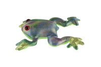 Žába plněná pískem 440 g mačkací antistresová látka 16cm v sáčku