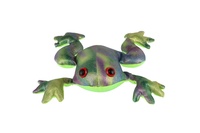 Žába plněná pískem 440 g mačkací antistresová látka 16cm v sáčku